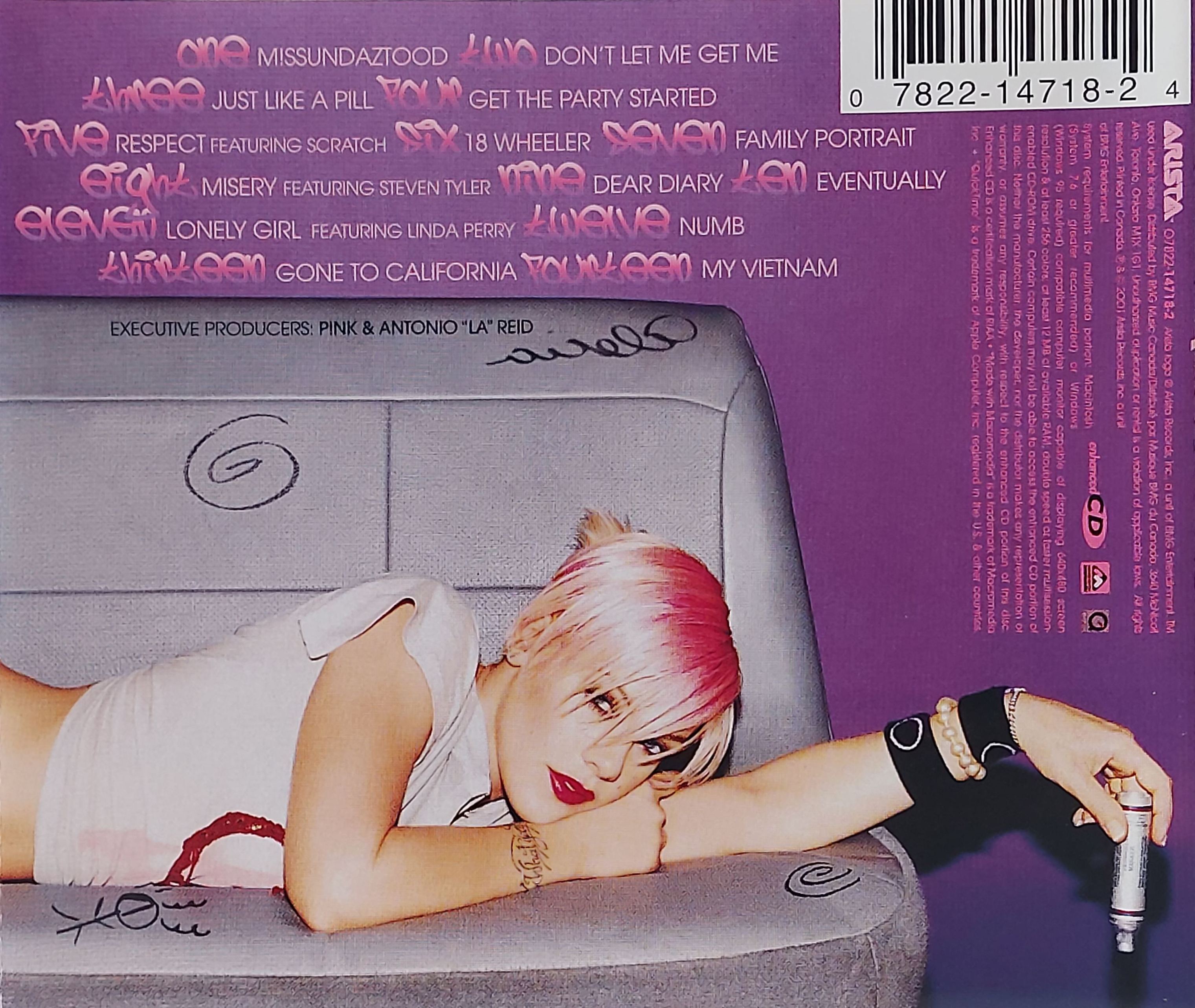 Used CD,Pink - Missundaztood (P!nk) (A)(2001)(Canada)