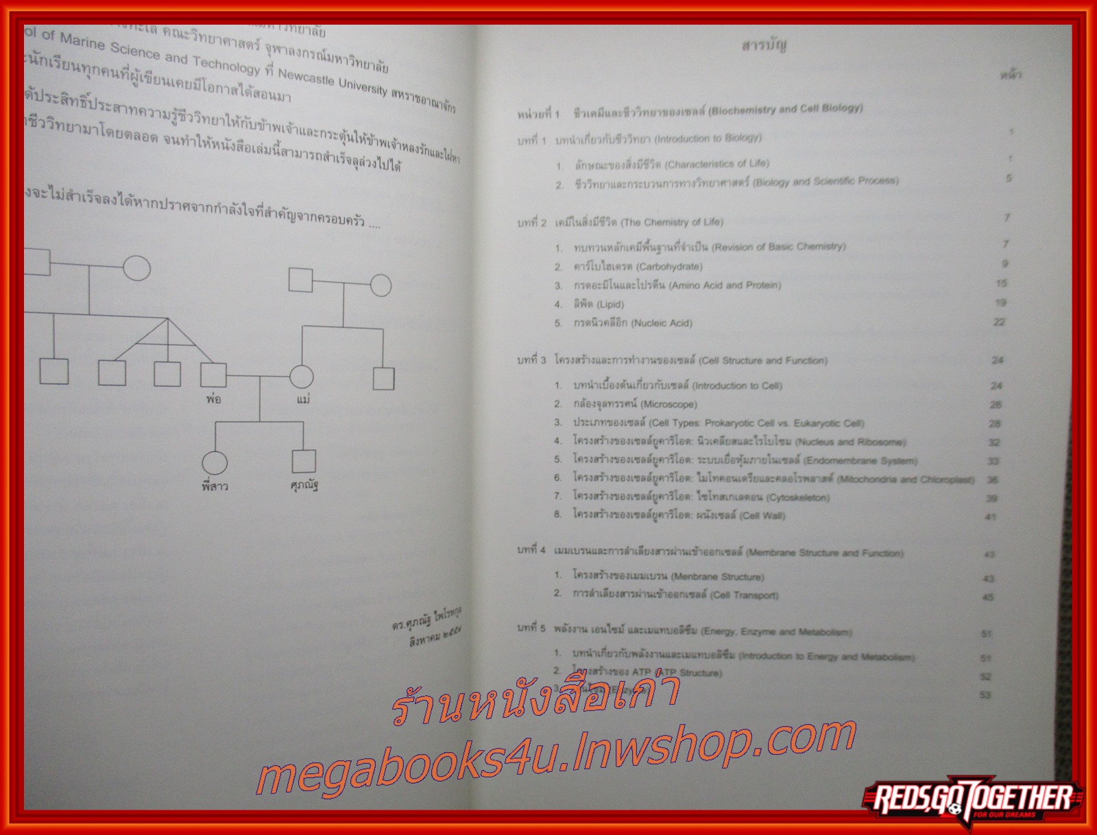 หนังสือชีวะ หนังสือชีววิทยา Biology ชีววิทยา หนังสือเรียน เตรียมสอบ /ศุภณัฐ ไพโรหกุล/ ริมปกเยินเล็กน้อย