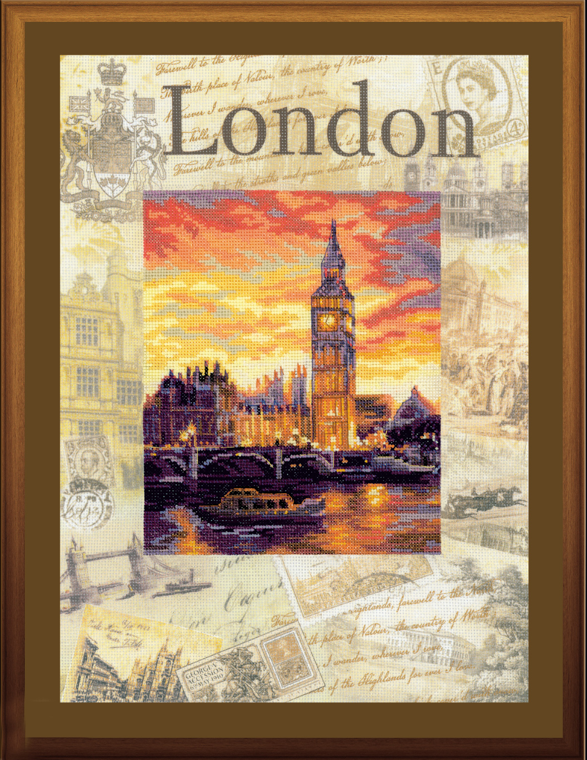 Riolis ชุดปัก Cities of the World. London