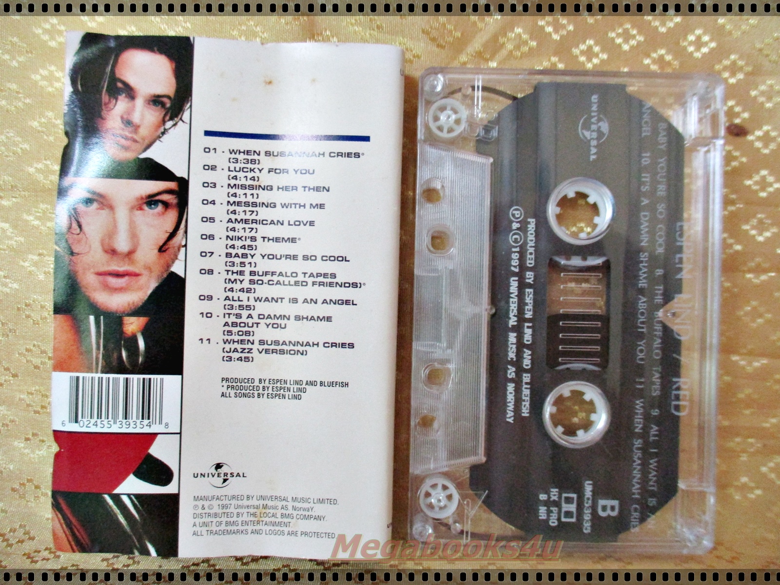 เทปเพลงสากล ESPEN LIND อัลบั้ม RED