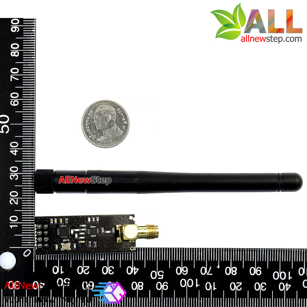 2.4G Wireless nRF24L01p with PA and LNA โมดูล สื่อสารไร้สาย NRF24L01+PA+LNA Module พร้อมเสาอากาศ