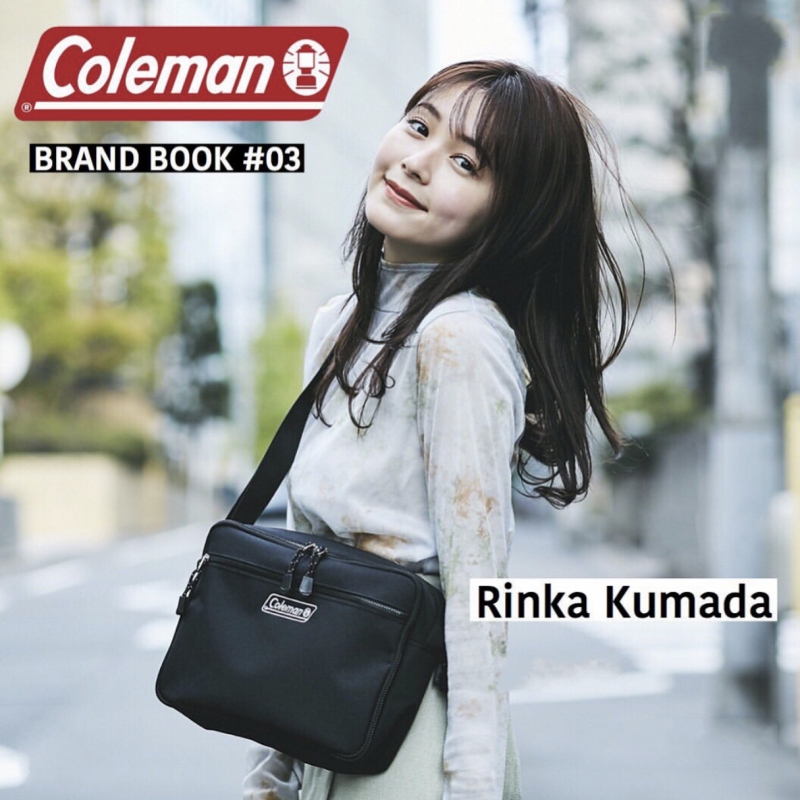 ❌เลิกจำหน่าย ❌ Coleman BRAND BOOK #03 BLACK ver.กระเป๋าสะพายโคลแมนสีดำ