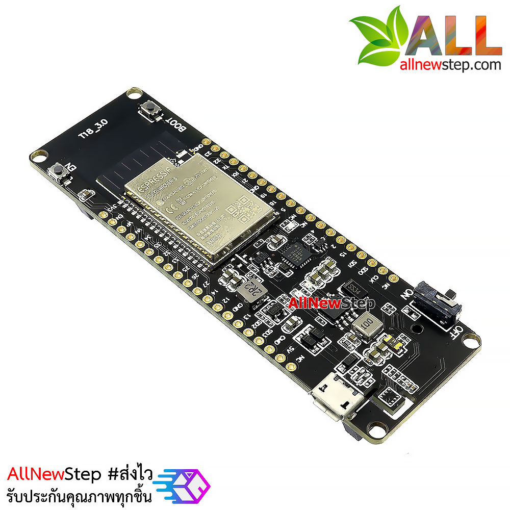 บอร์ด ESP32 พร้อมช่องใส่แบตเตอร์รี่ Wemos WiFi and Bluetooth battery 18650 holder ESP32-WROVER development board