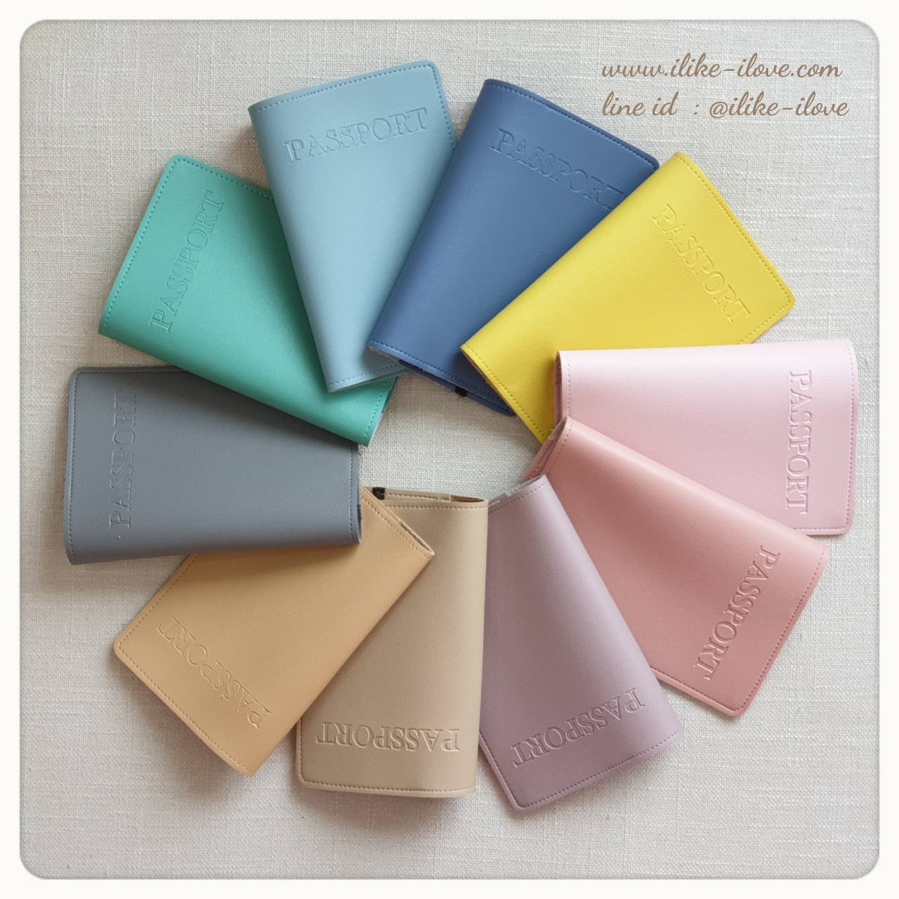 ปกใส่พาสปอร์ต หนัง 2 สี