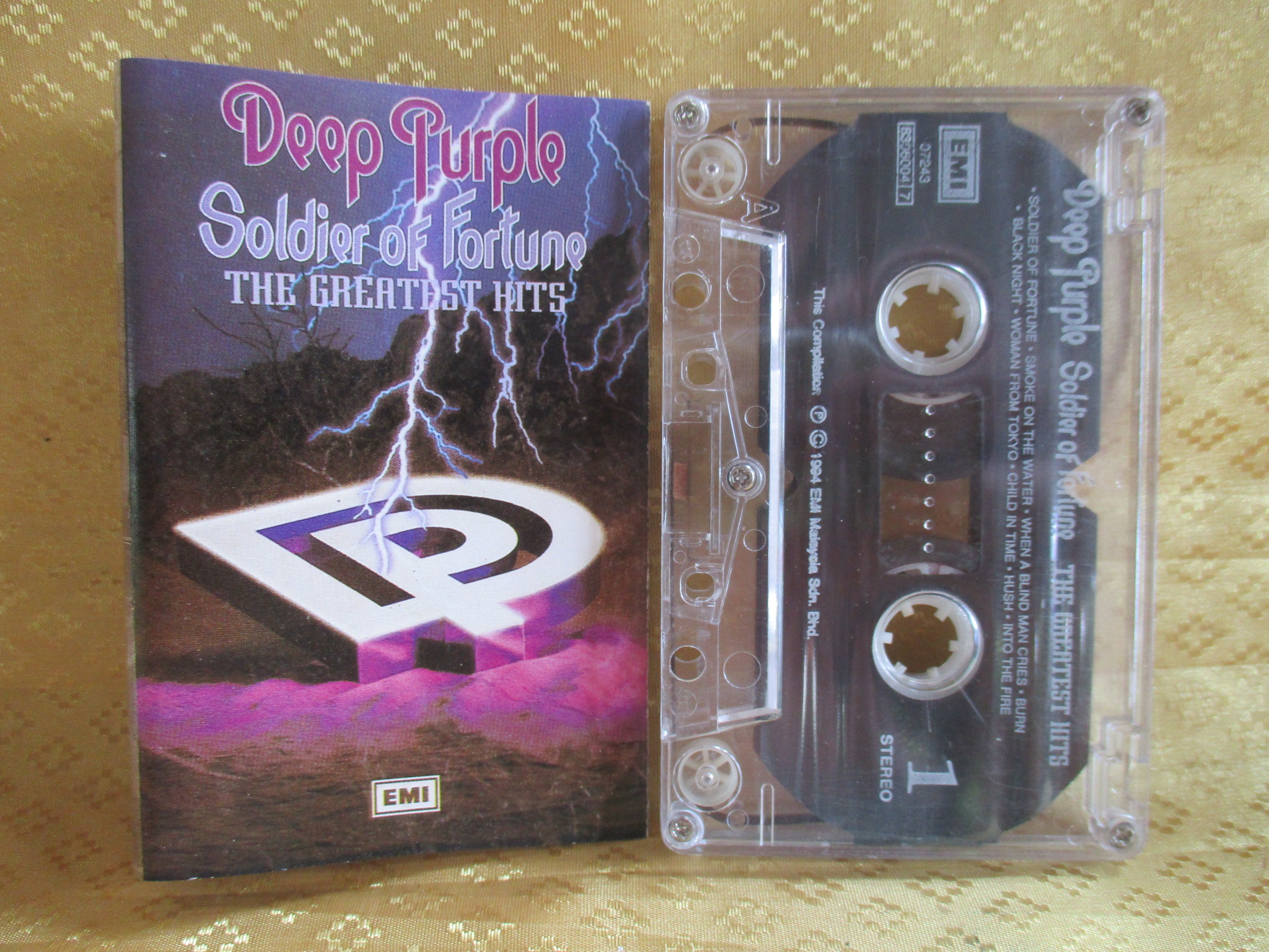 เทปเพลงสากล DEEP PURPLE อัลบั้ม SOLDIER OF FORTUNE THE GREATEST HITS