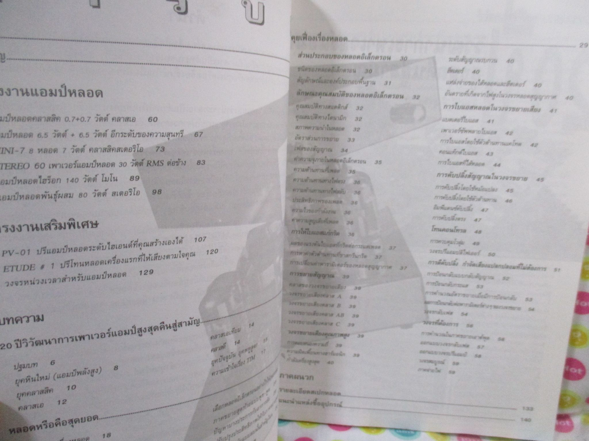 รวมเครื่องเสียง แอมป์หลอด / มุมปกขาดหน่อย /