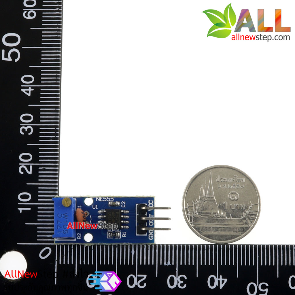 NE555 frequency adjustable pulse generator module