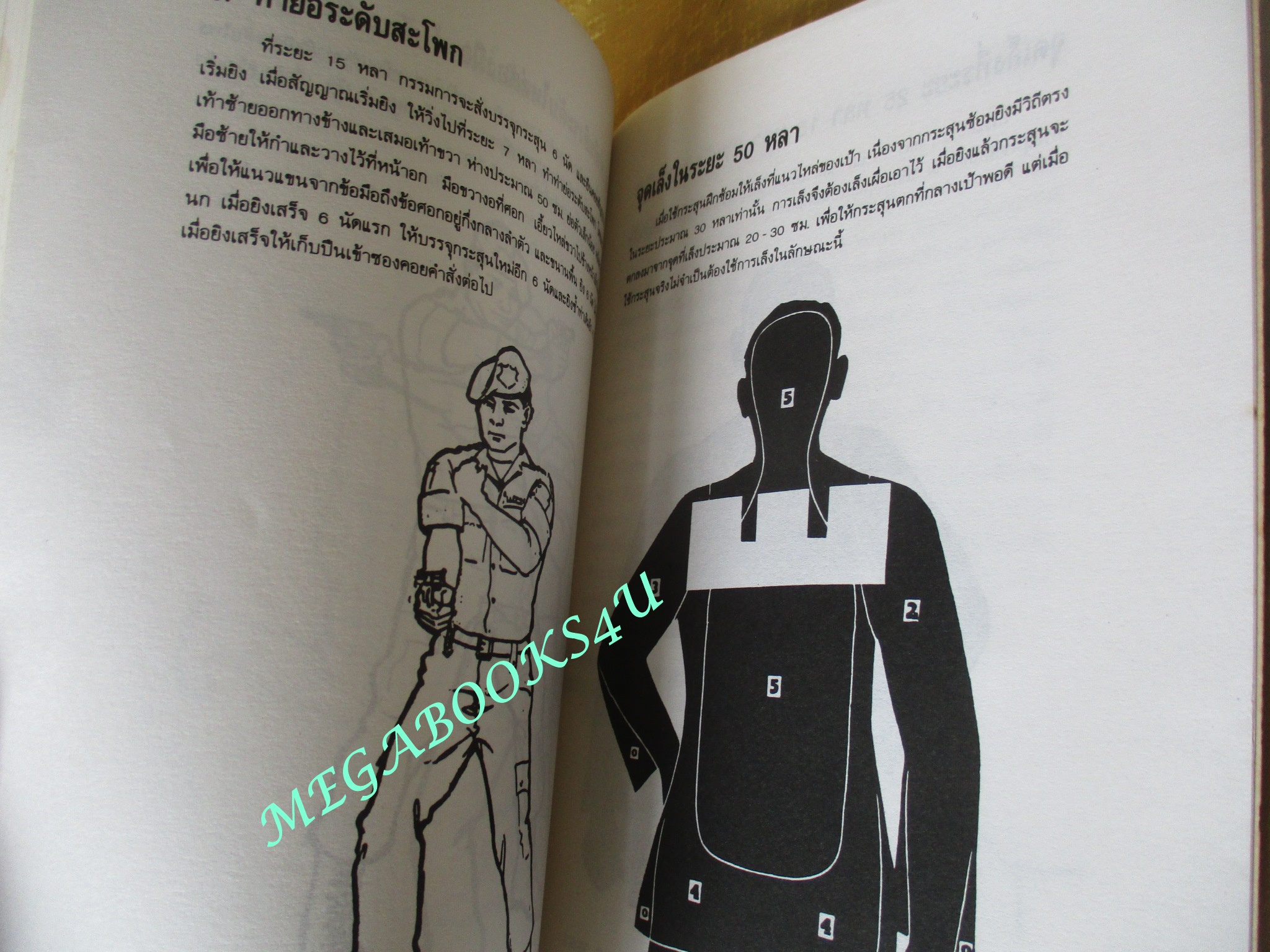 เรียนวิธีการยิงปืนพกแบบตำรวจด้วยตนเอง / พล.ต.ท.จารักษ์ แสงทวีป (มือสอง) (สภาพ85-95%)