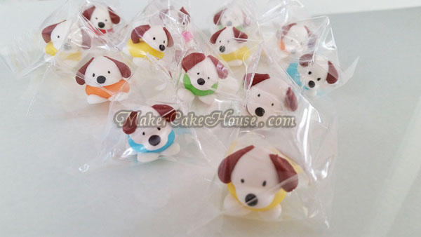 ตุ๊กตาไอซิ่งรูปหมาน้อยน่ารัก ( 20 ชิ้น )