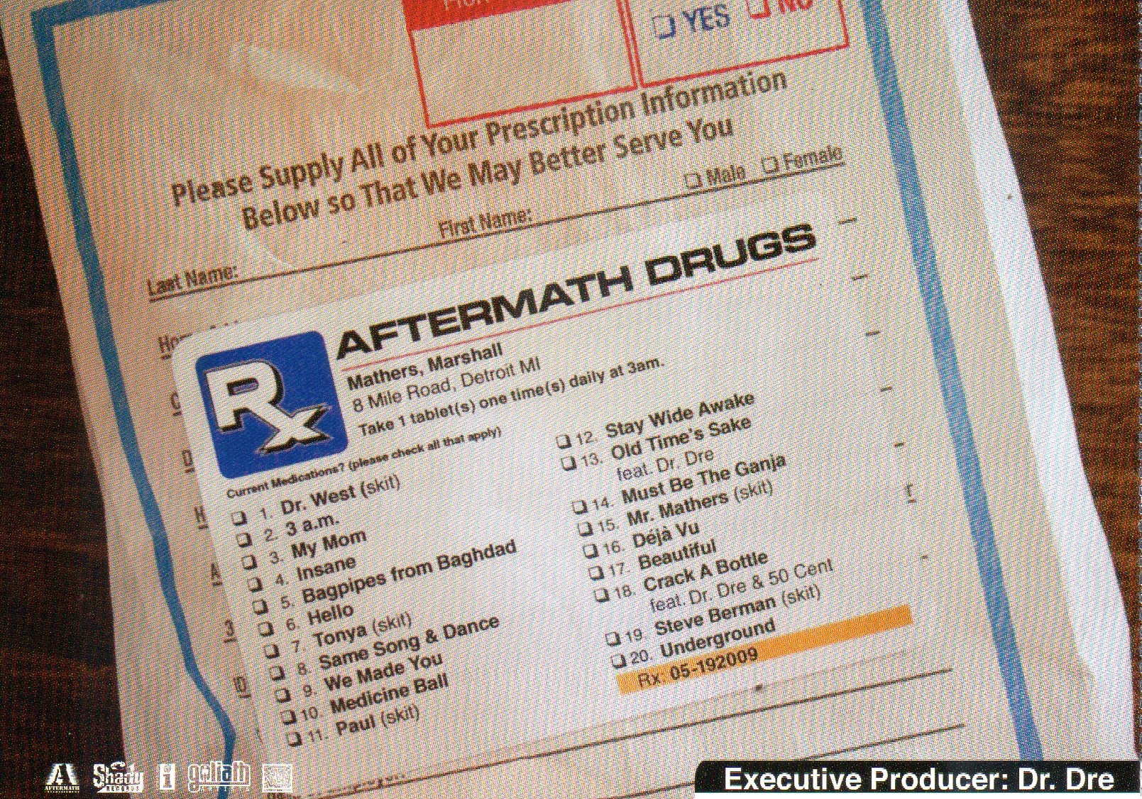 CD,Eminem - Relapse(2009)(Thai)