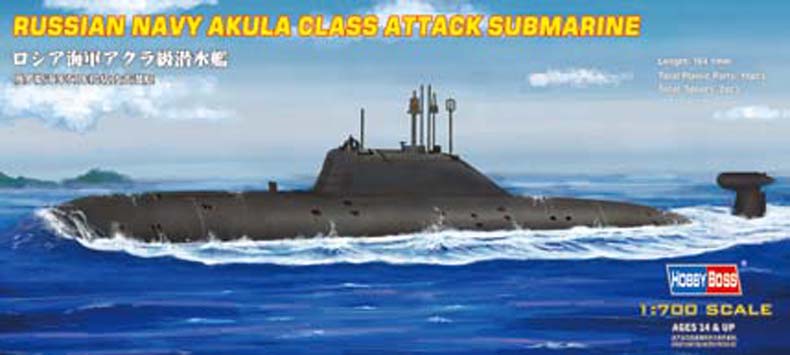 1/700 Russian Navy Akula class attack submarine