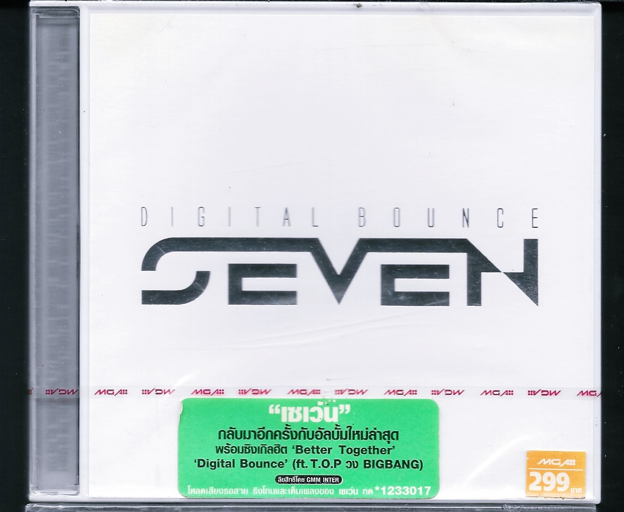CD,Seven - Digital Bounce Seven (Bigbang)(Korean songs)(K-Pop)(2010)(Thai)