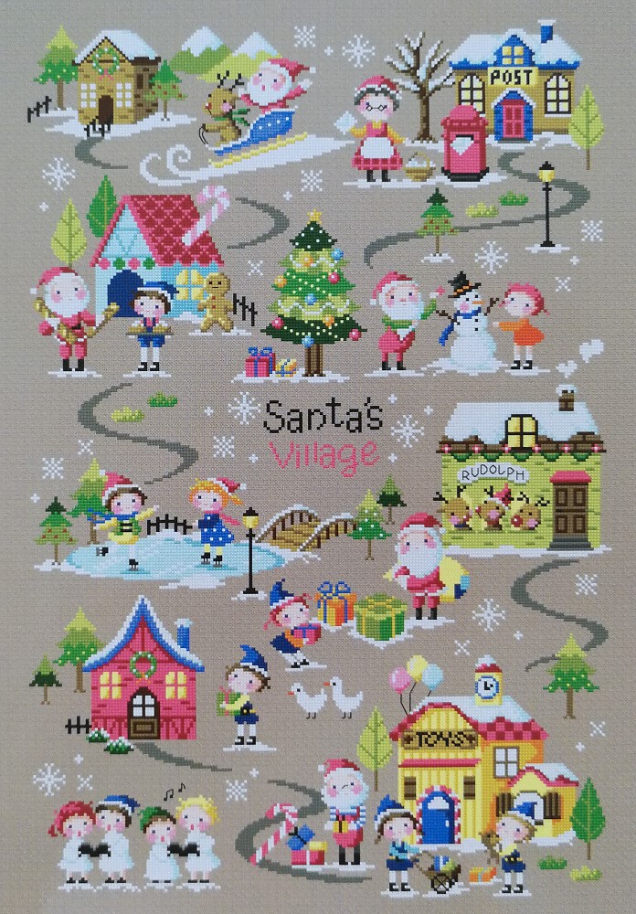 Soda ชุดปัก Santa's Village 1