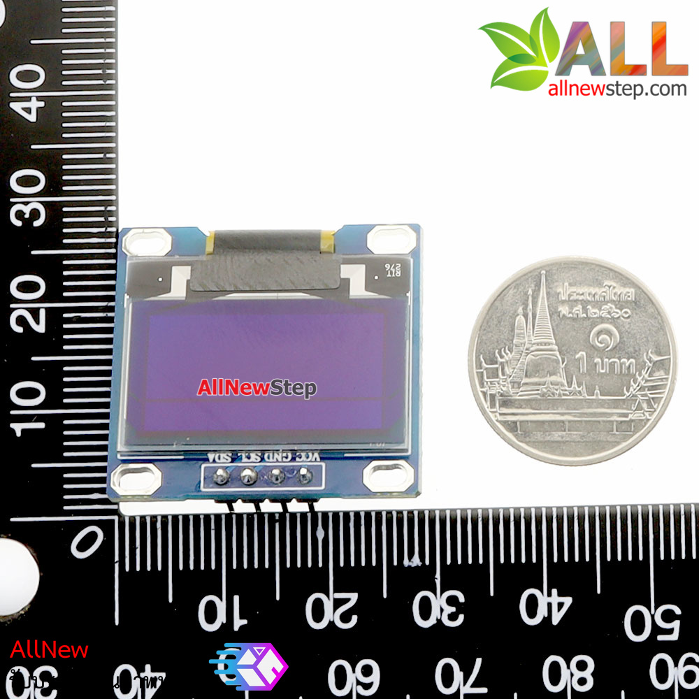 OLED LCD LED Display Module 128X64 0.96 นิ้ว For Arduino สีขาว