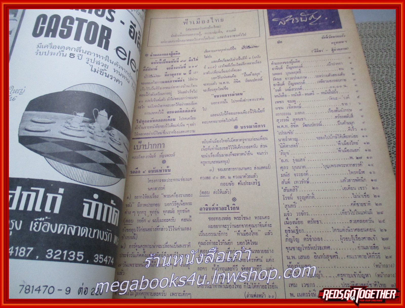 นิตยสารฟ้าเมืองไทย ฉบับ099 ปี2514 ปก ยักษ์วัดพระแก้ว มีงานเขียนของ รงค์ วงษ์สวรรค์