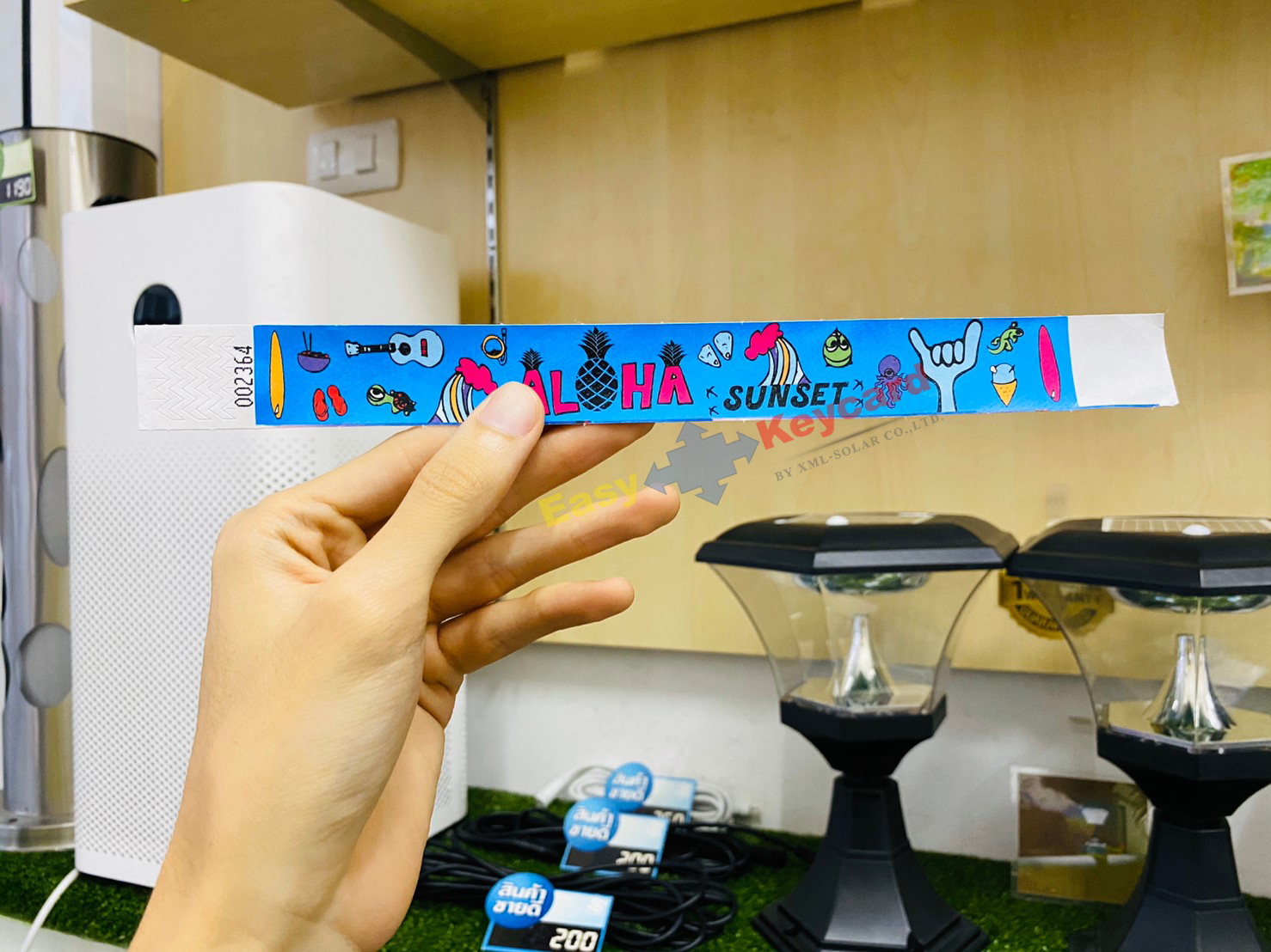 สายรัดข้อมือกระดาษกันน้ำ (สั่งผลิต)