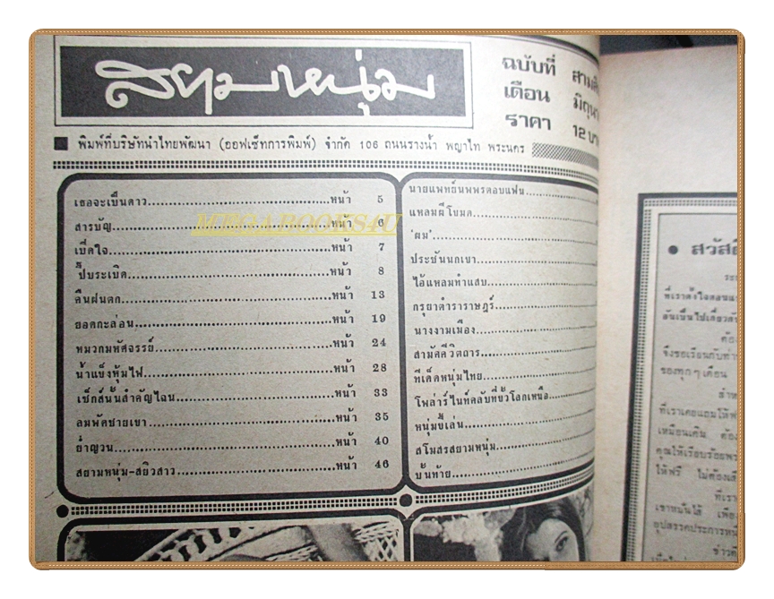 นิตยสารสยามหนุ่ม เล่ม38 ปี2519 สภาพดี