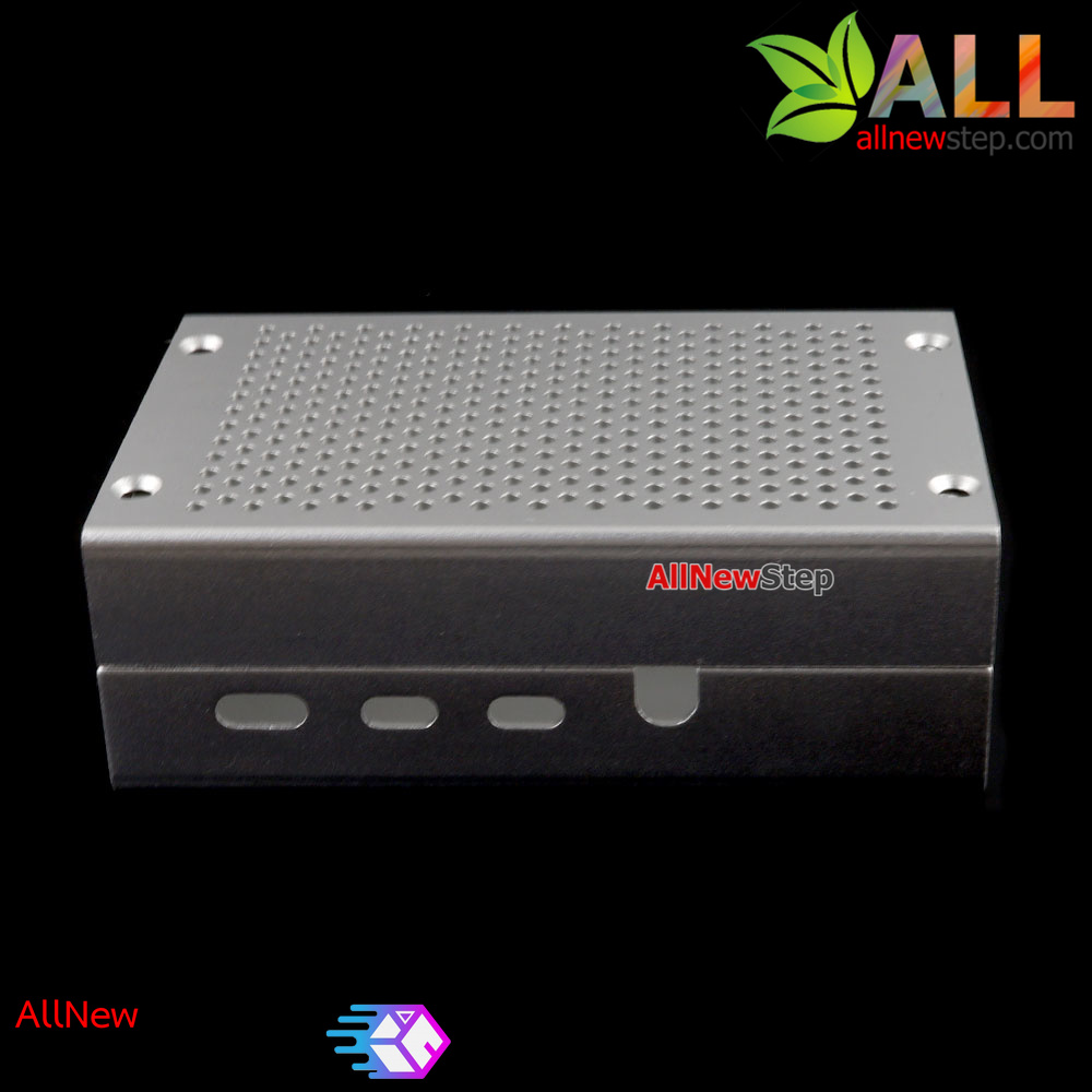 กล่องเคสโลหะ Raspberry Pi 4 Aluminum Alloy Metal pi 4