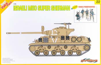 1/35 Israeli M50 Super Sherman + Israeli Troopers