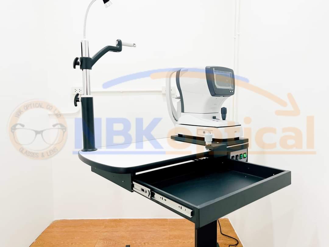 ชุดโต๊ะวัดสายตา C-190A Black พร้อมเก้าอี้ปรับไฟฟ้า