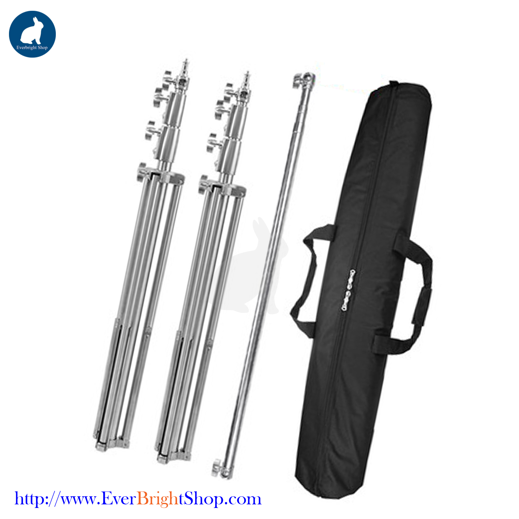 BGS-280STL 2.8x3M Stainless Telescopic Photo Background Stand