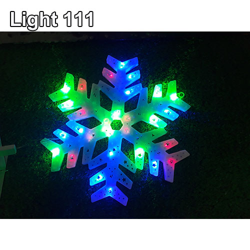 ไฟเกร็ดหิมะ 40 cm.(RGB) cl-004