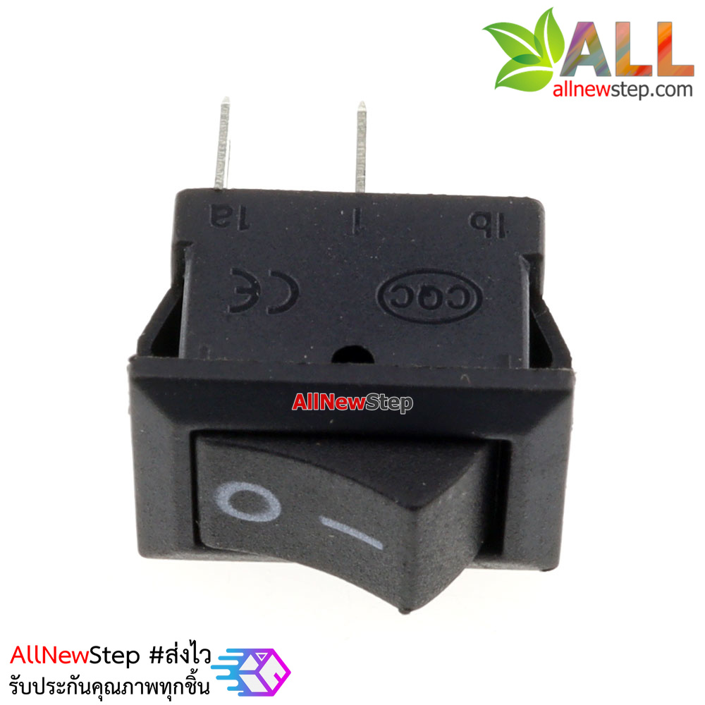 สวิตช์ 2 ขา Boat Switch 117S 15x21MM 250VAC 6A
