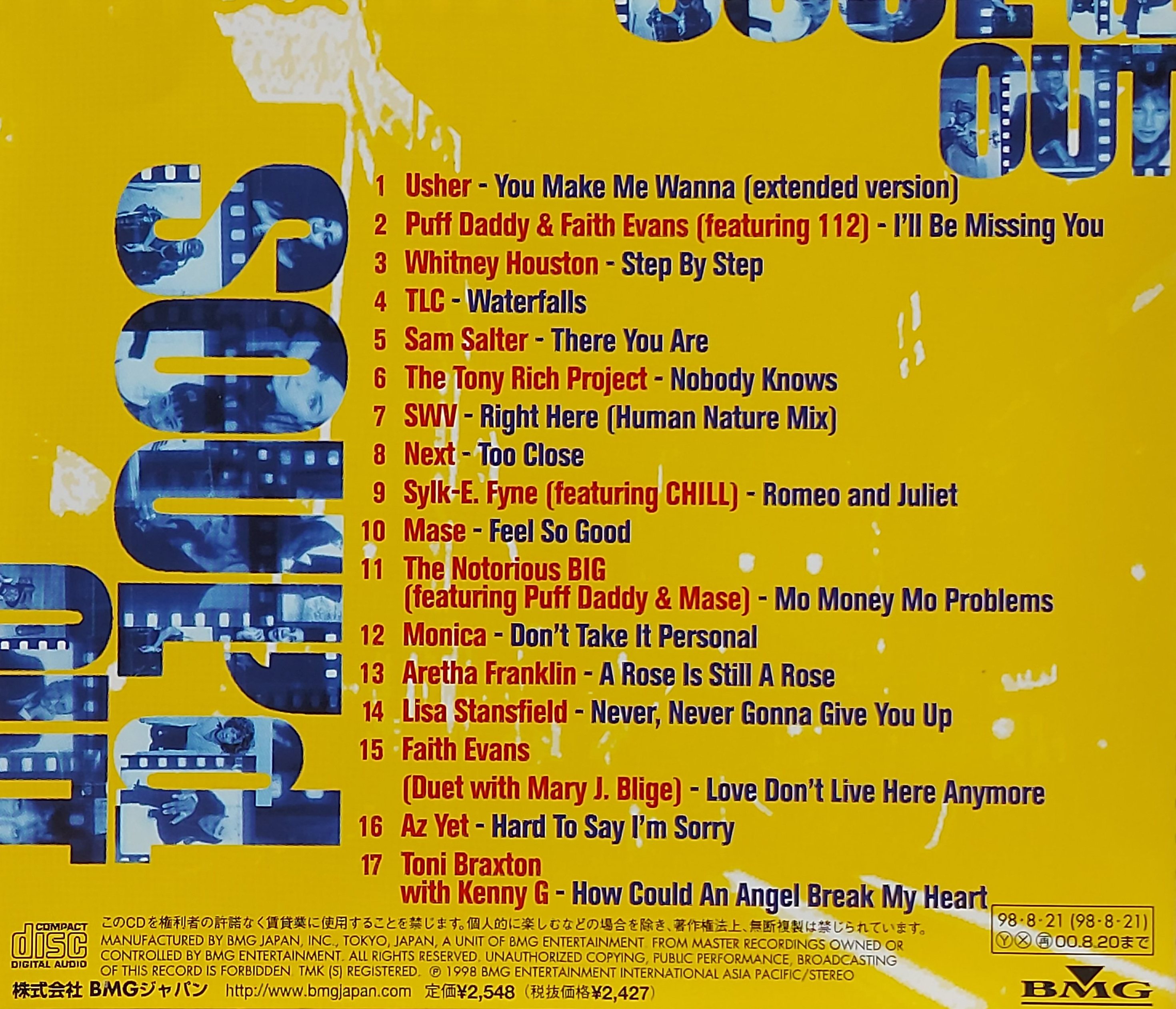Used CD,Soul'd Out Ultimate R&B Collection (A+)(Various Artists)(1998)(Japan)