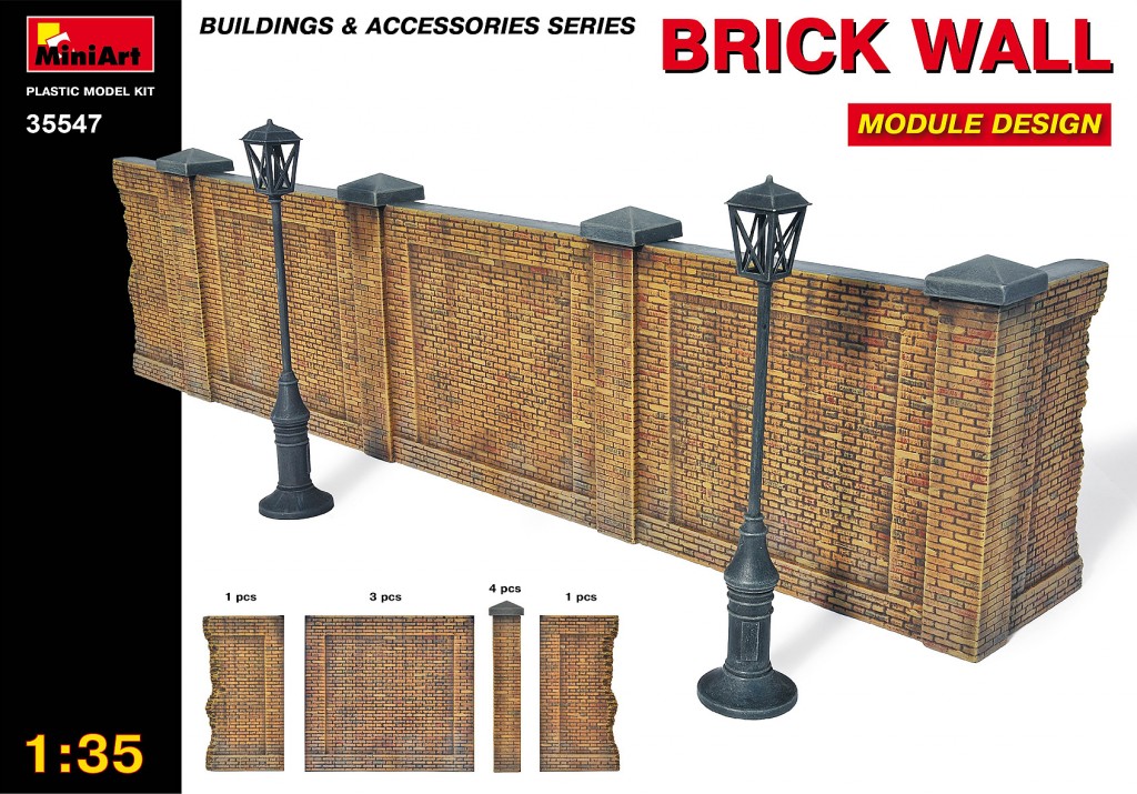 1/35 BRICK WALL