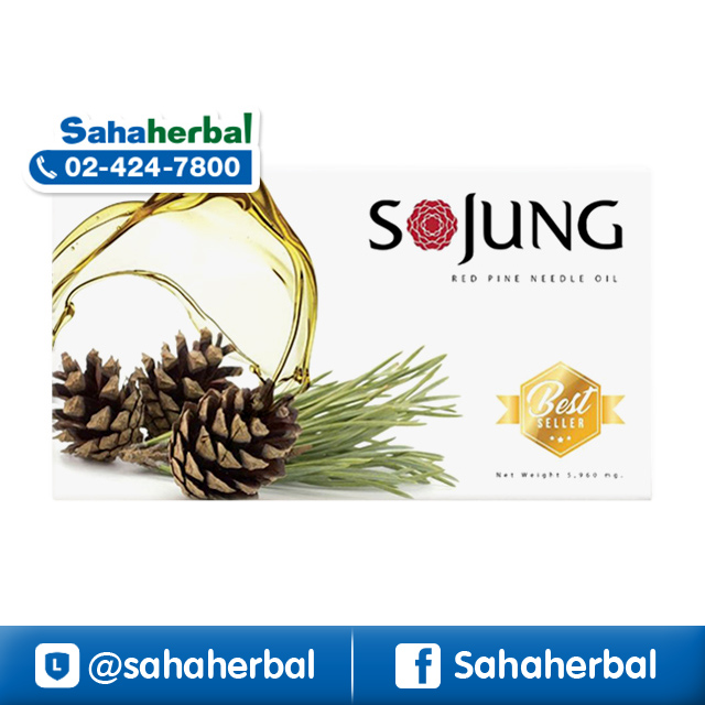 น้ำมันสนเข็มแดง โซจัง SOJUNG ราคาถูก ฟรีของแถมทุกรายการ