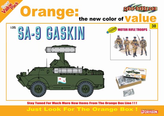 1/35 SA-9 GASKIN with Motor Rifle Troops
