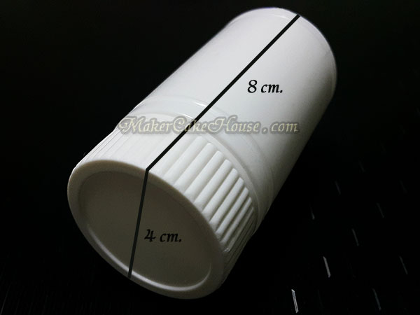 กระปุกยา อาหารเสริม สีขาวฝาเกลียว 100 ml. ( ราคา 10 ชิ้น )