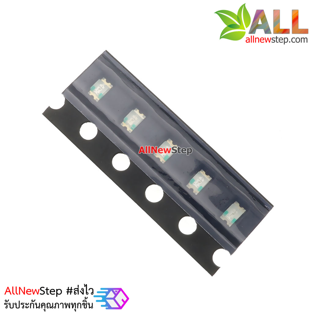 LED แบบ SMD สีเขียว จำนวน 5 ดวง