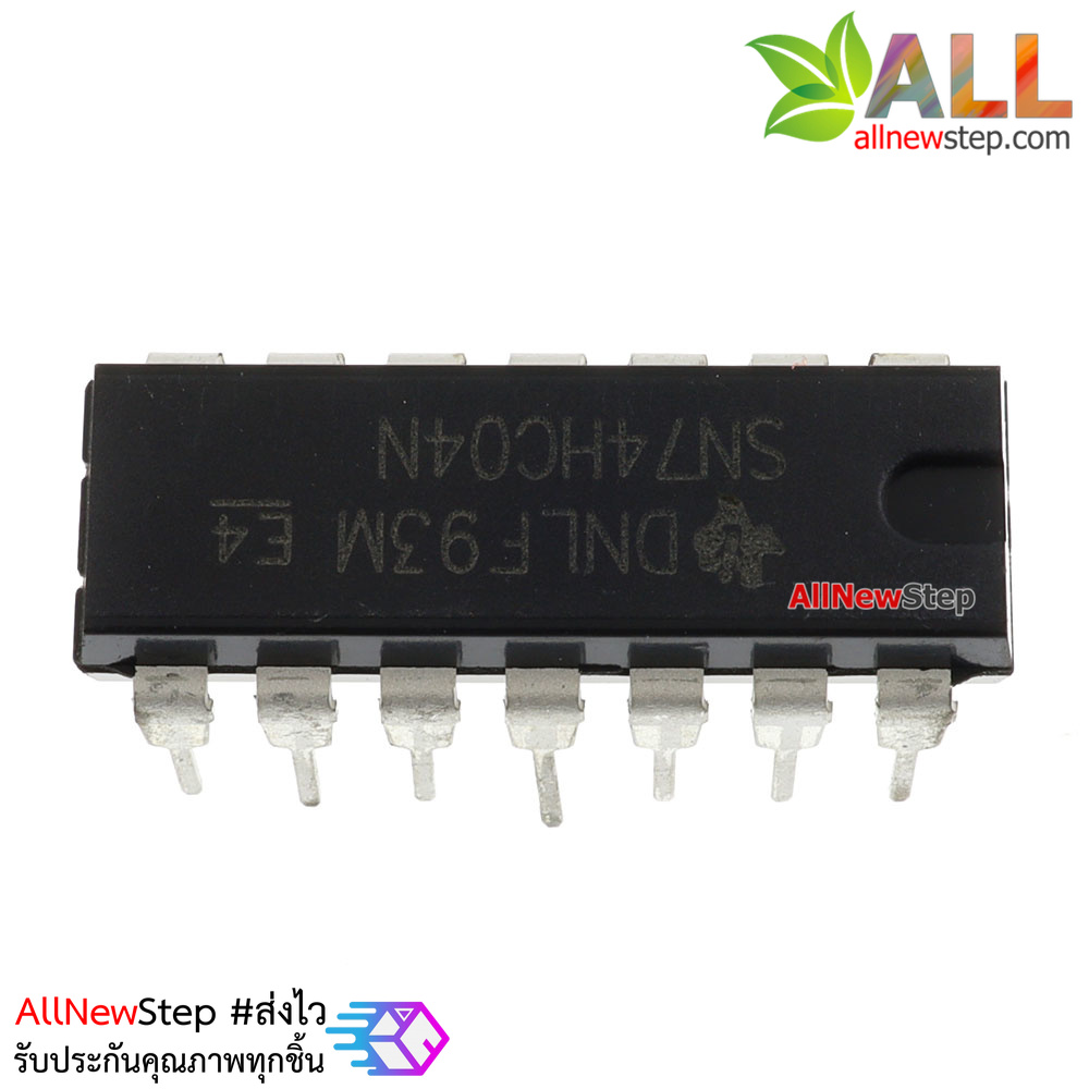 IC 74HC04 Six Inverters ไอซีเบอร์ 74HC04 Logic Inverter ic กลับสัญญาณลอจิก