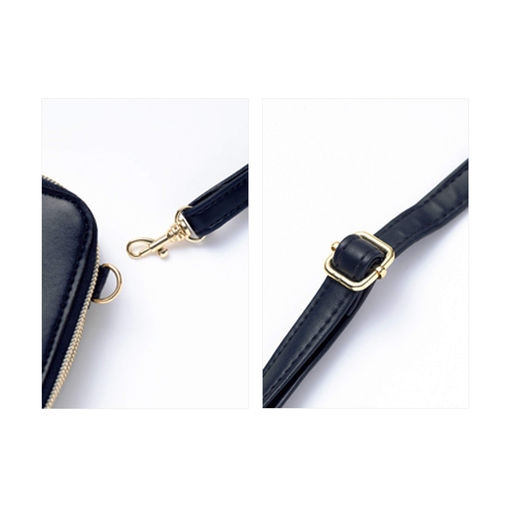 พร้อมส่ง (มีกล่อง) Petite robe noire กระเป๋าสตางค์พร้อมสายสะพาย & กระเป๋าใส่บัตร หนัง PU สวยมาก