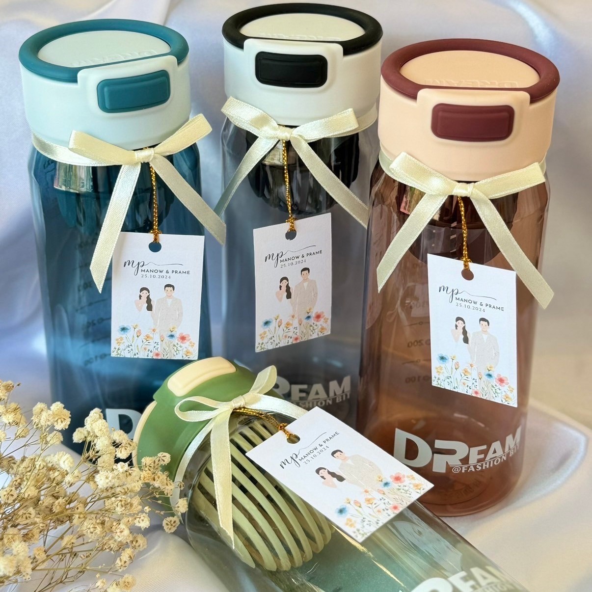 ของชำร่วย กระบอกน้ำคละสี ขนาด 700 ml