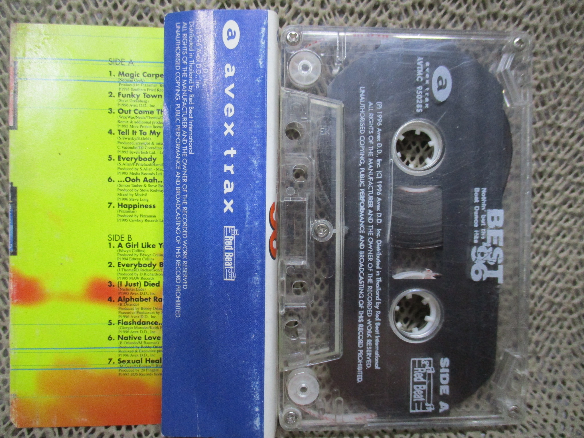 เทปเพลงสากล THE BEST OF 96