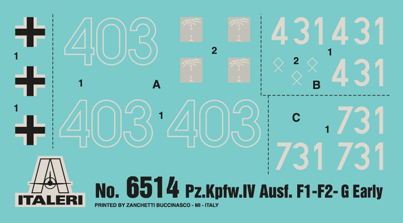 1/35 Pz. Kpfw. IV Ausf. F1/F2 early G