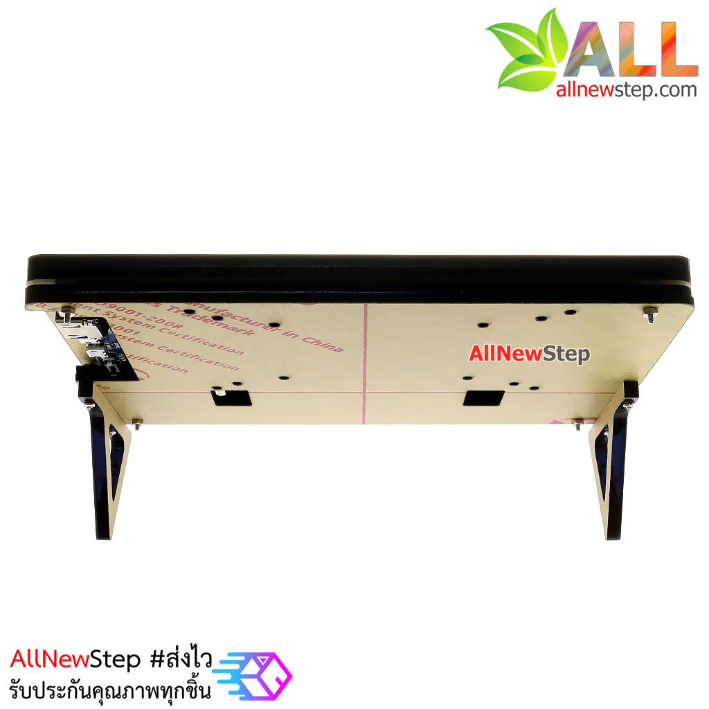 เคสที่ตั้งจอ LCD 7 นิ้ว HDMI Touch Screen Display ชุดเคสตั้งจอ Raspberry Pi สีดำ