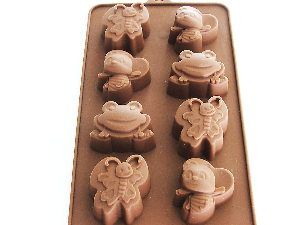 พิมพ์ซิลิโคนรูปผึ้งและผีเสื้อ