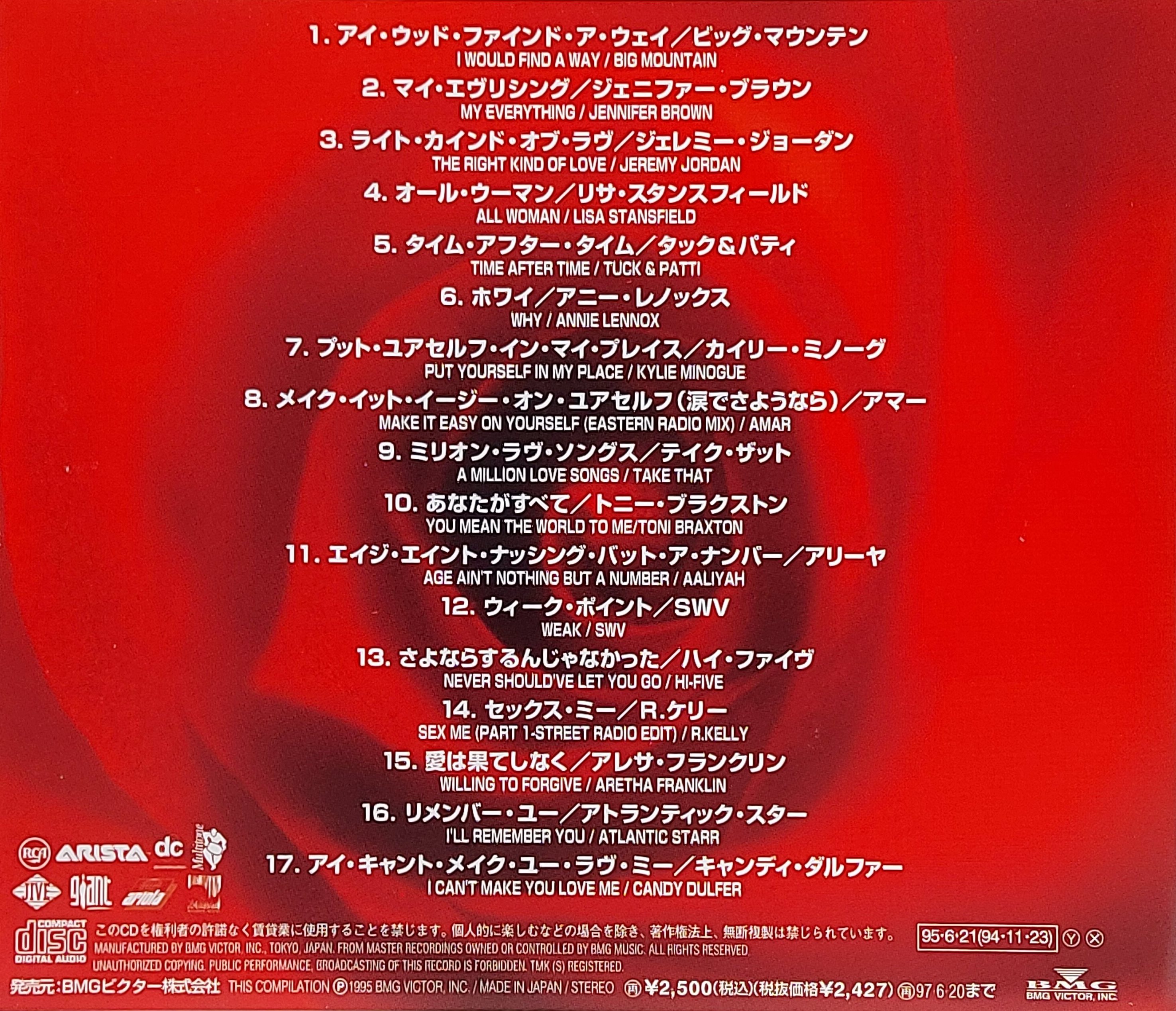 Used CD,Mega Hits Ballads (A)(Various Artists)(1995)(Japan)