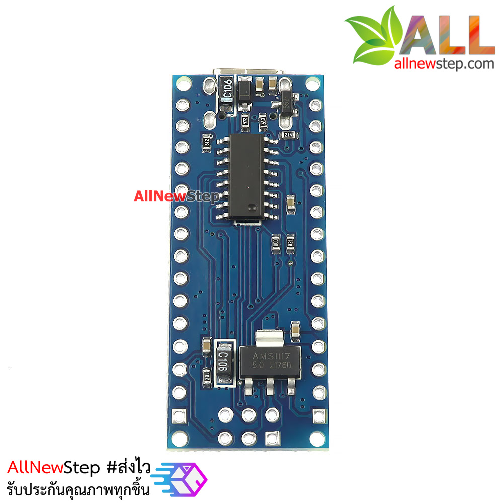 Nano 3.0 atmega328 type c รุ่นใหม่ CH340 หัวต่อแบบ type-c usb ยังไม่บัดกรีขา Arduino Compatible