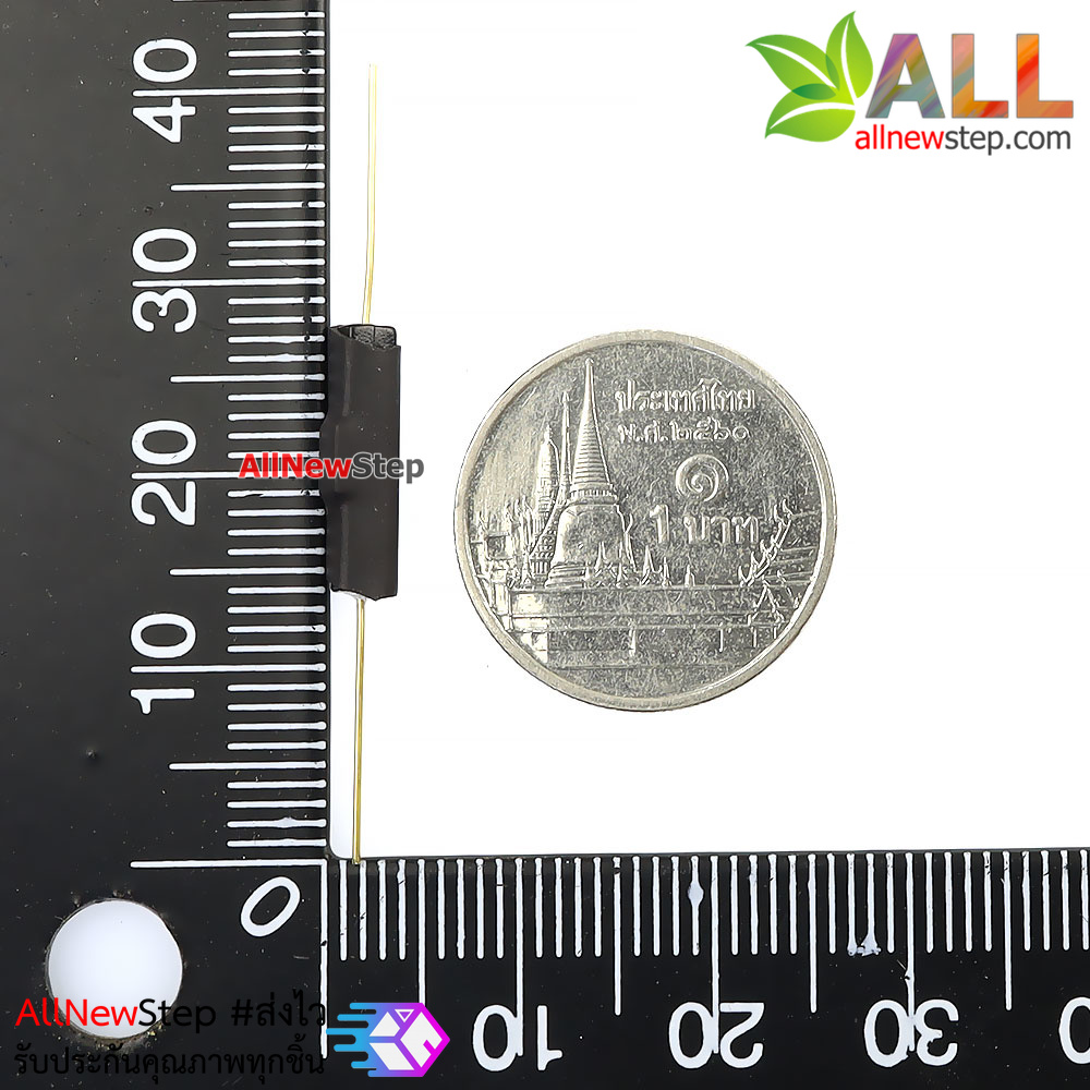 Reed relay สวิตช์แม่เหล็ก NC Normal Close เมื่อมีแม่เหล็กสวิตช์เปิดไม่นำไฟฟ้า