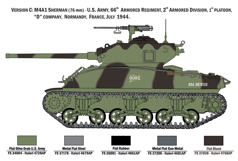 1/35 M4A1 SHERMAN with U.S. infantry