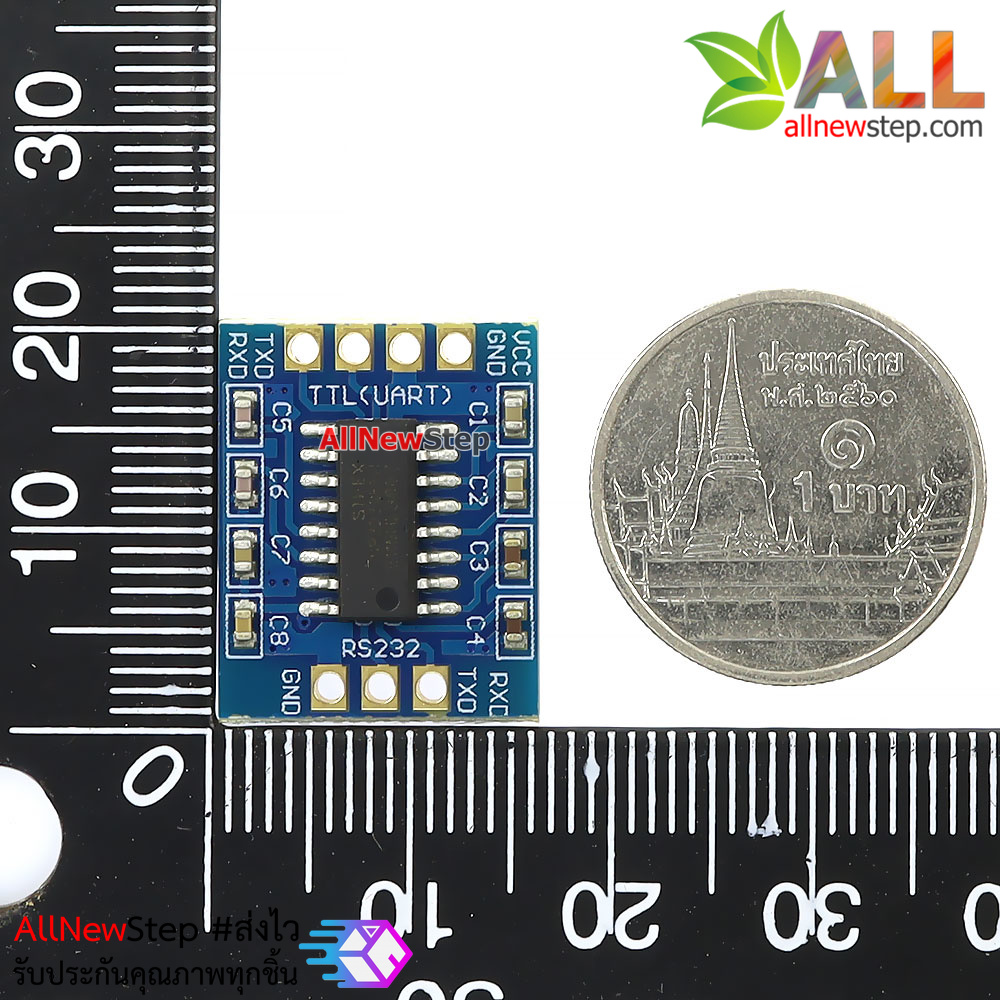 โมดูลแปลงสัญญาณ RS232 เป็น TTL Uart Module RS232 SP3232 TTL TO RS232