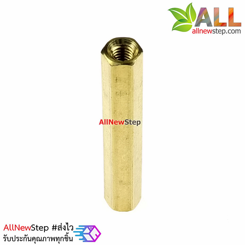 Pillars Nut M3 น็อตตัวเมีย ทองเหลืองแบบยาว 20mm