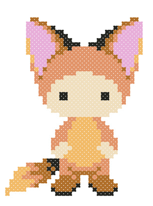 Nattee ชุดปัก Red Fox