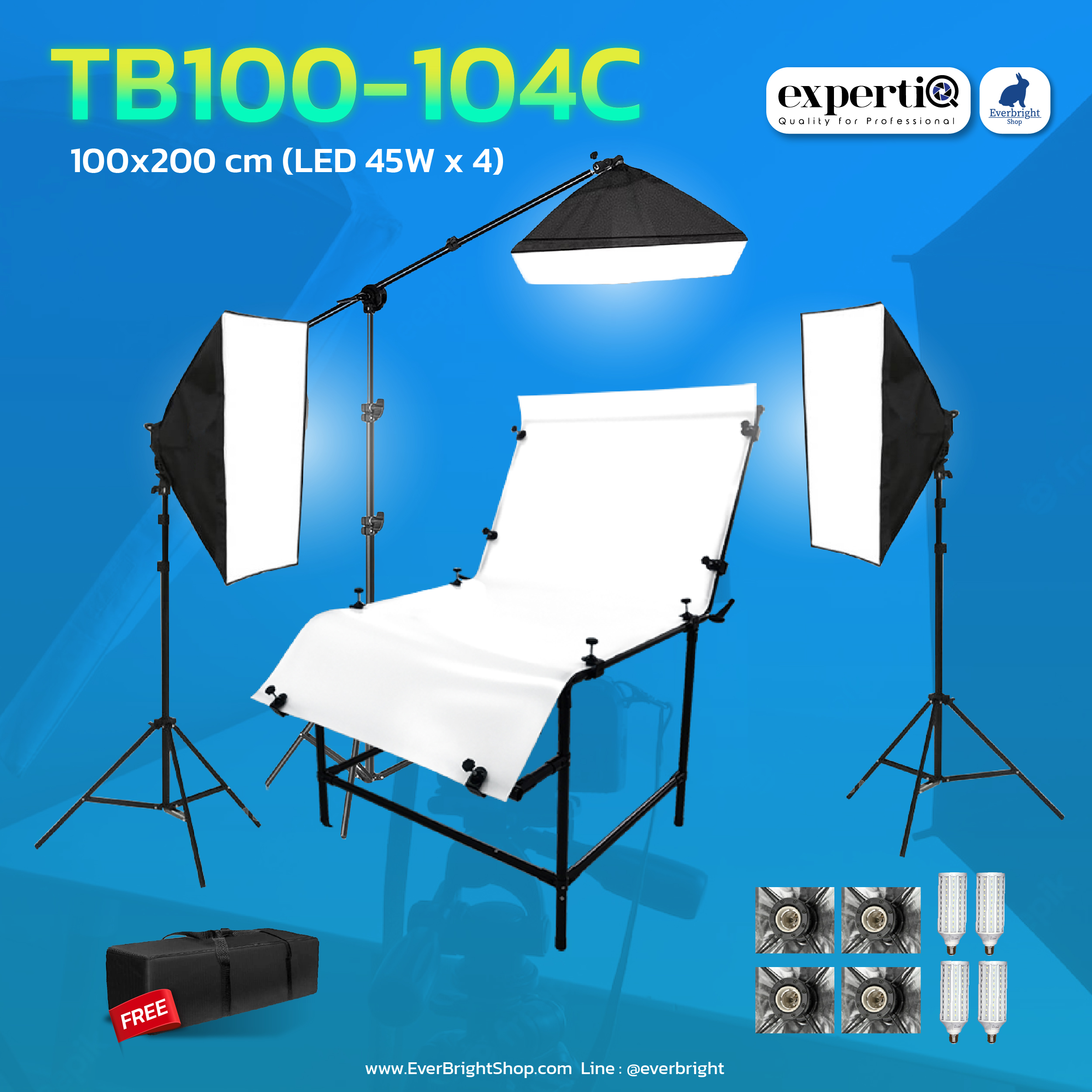 TB-100 Photo Shooting Table 100x200cm