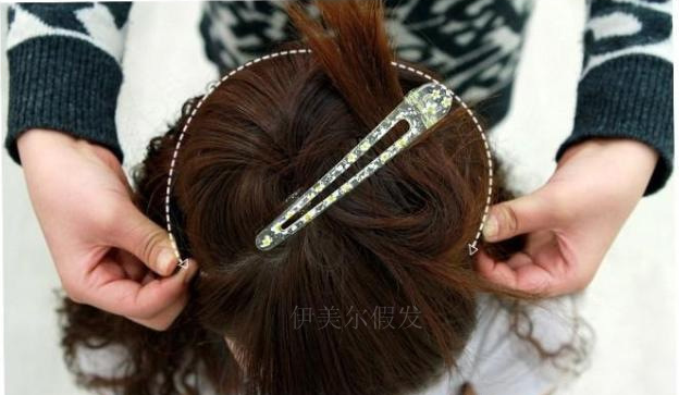 D025 แฮร์พีชตรง เส้นผมสวยไหมธรรมชาติ ไม่เงา คล้ายเส้นผมจริง