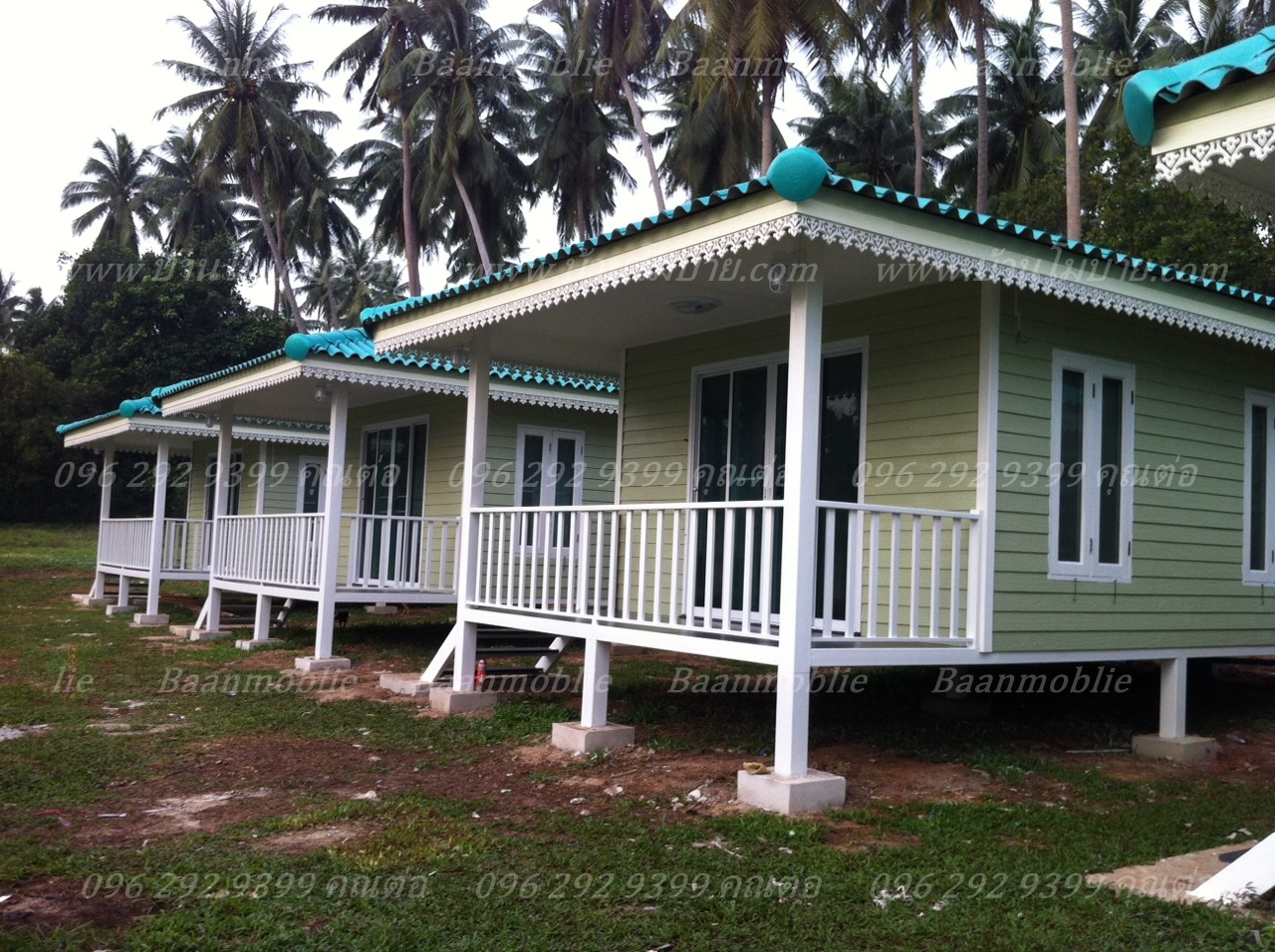 บ้านขนาด 7.2*9.5 เมตร (2 ห้องนอน 1ห้องนั่งเล่น 1ห้องครัว 1 ห้องน้ำ)